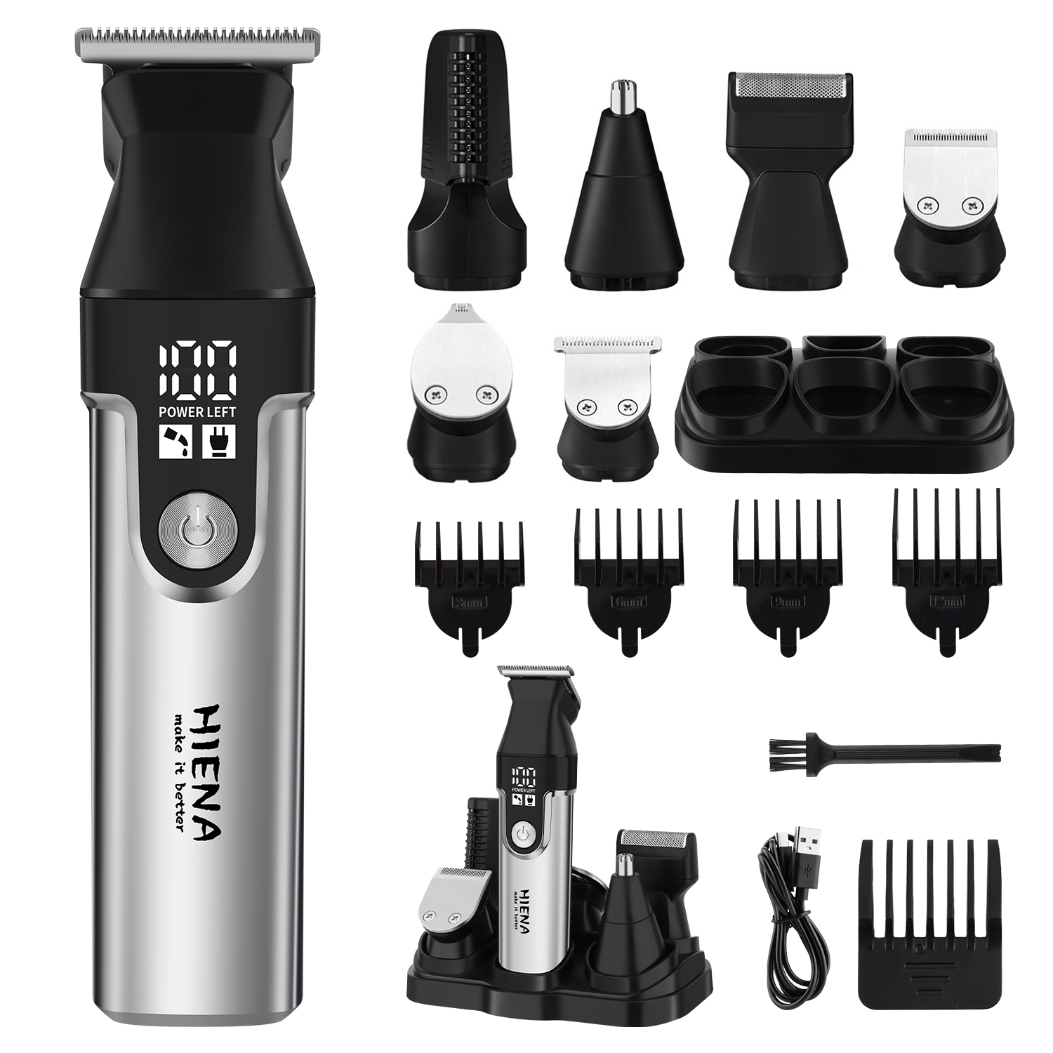 Men'S Grooming Guide - Profesjonalny, wielofunkcyjny zestaw do strzyżenia włosów