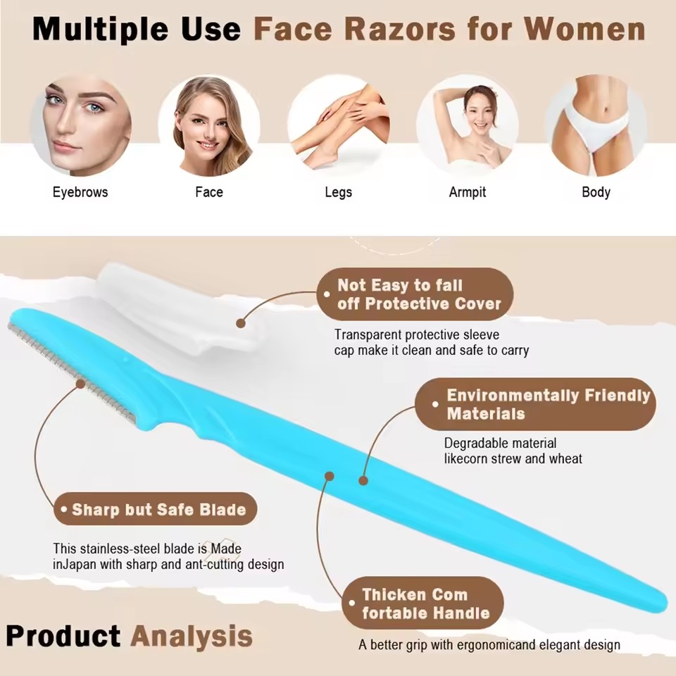 5/10/30/40 szt. Brzytwy do brw – Men'S Beard Grooming recenzja i cena