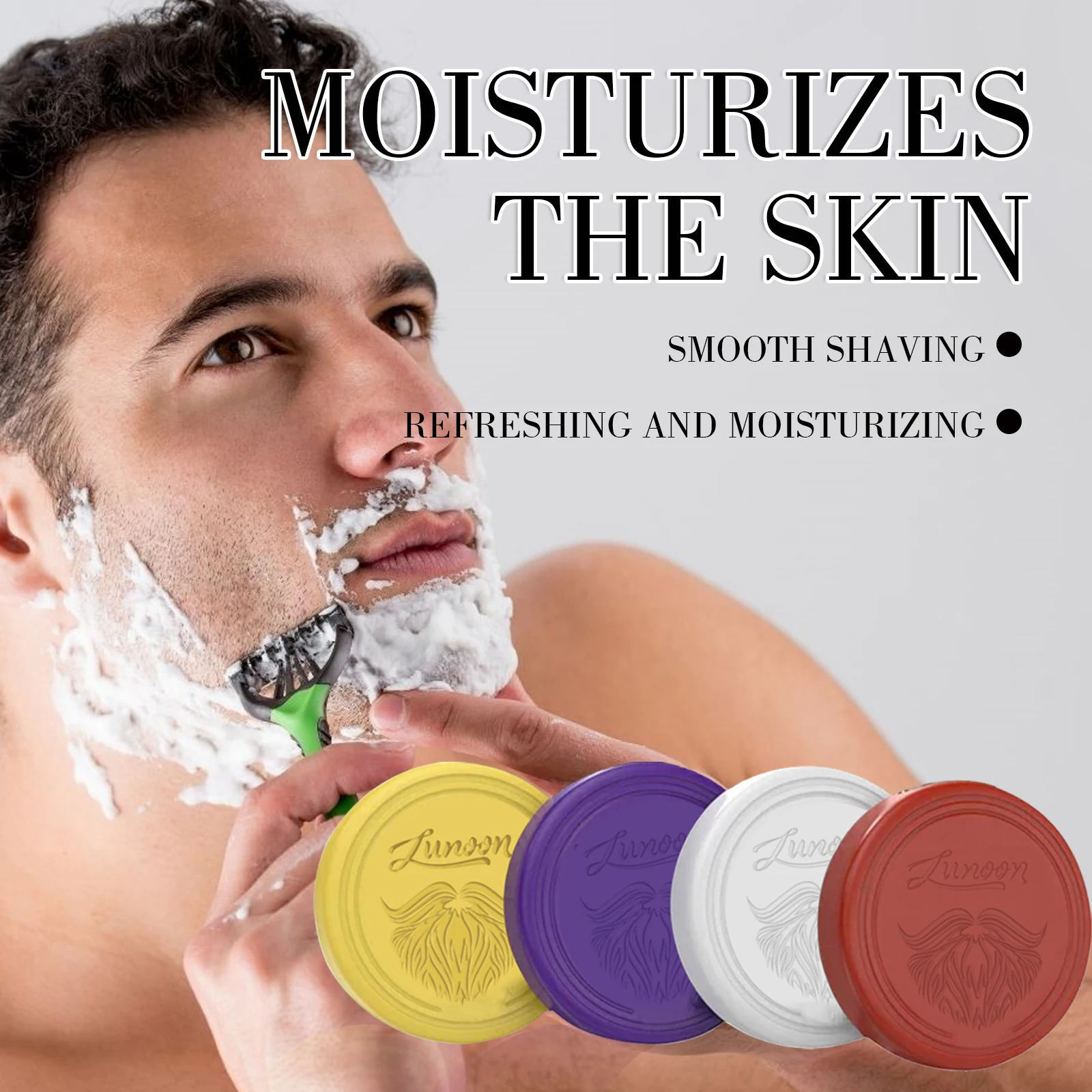 4/1 szt. Męski mydło do goleni – Men'S Beard Grooming recenzja i cena